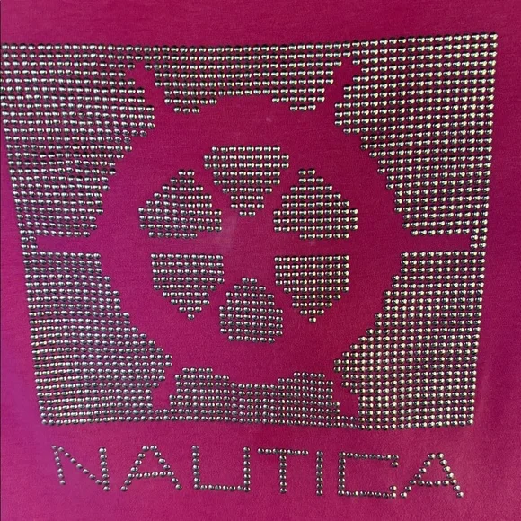 PRE-LOVED NAUTICA WOMEN’s PINK SHORT SLEEVE TEE- SIZE LARGE - Picture 5 of 12